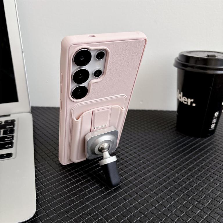 Pebbled Leather Multifunctional Card Holder Phone Case For … in North-Eastern Islands - Image 1