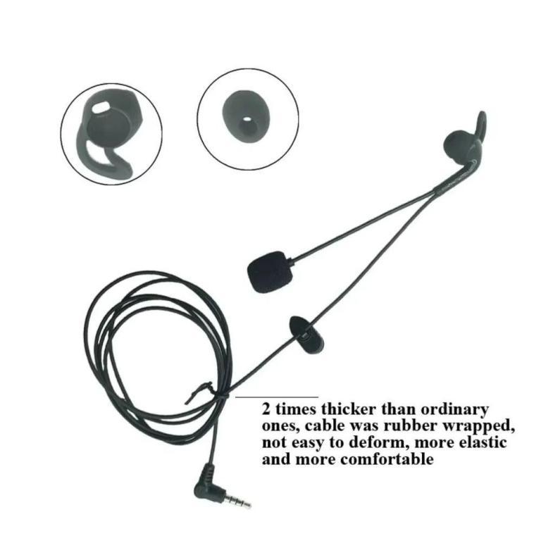 MENGXUAN Referee Intercom Headset, 3.5mm Plug Motorcycle … in Mandai - Image 1