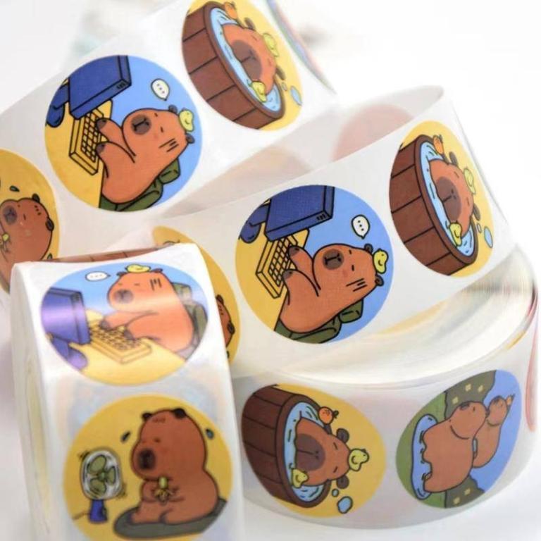 500pcs Capybara Sticker for Kids Reward Sticker Cartoon … in Toa Payoh - Image 1