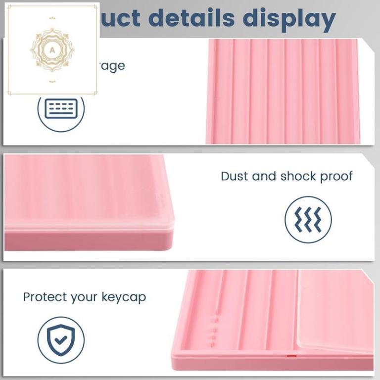 Waterproof Keycap Storage Box for Keyboard Keycaps Display … in Toa Payoh - Image 1