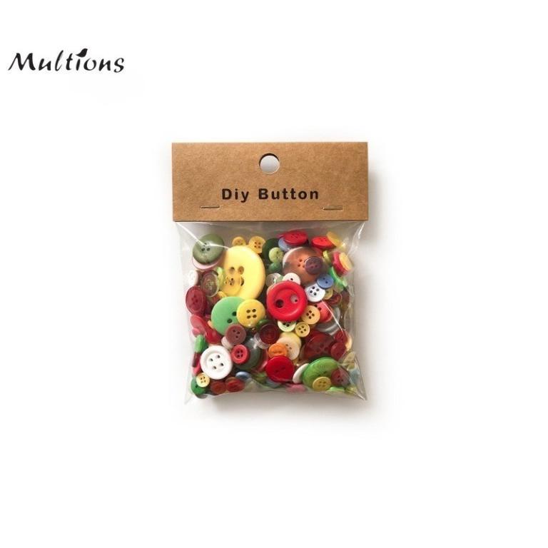 1Set Handmade DIY Colorful Resin Button and Soft Handle … in Toa Payoh - Image 1