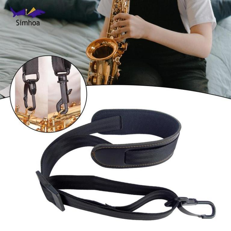 Simhoa Comfortable Saxophone Strap Adjustable Length Sax … in Geylang - Image 1