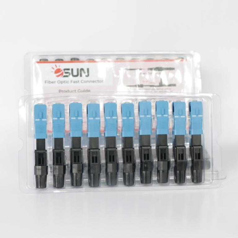 SUN Fast Connector SC UPC biru 10Pcs - Fastcon Dropcore - … in Toa Payoh - Image 1