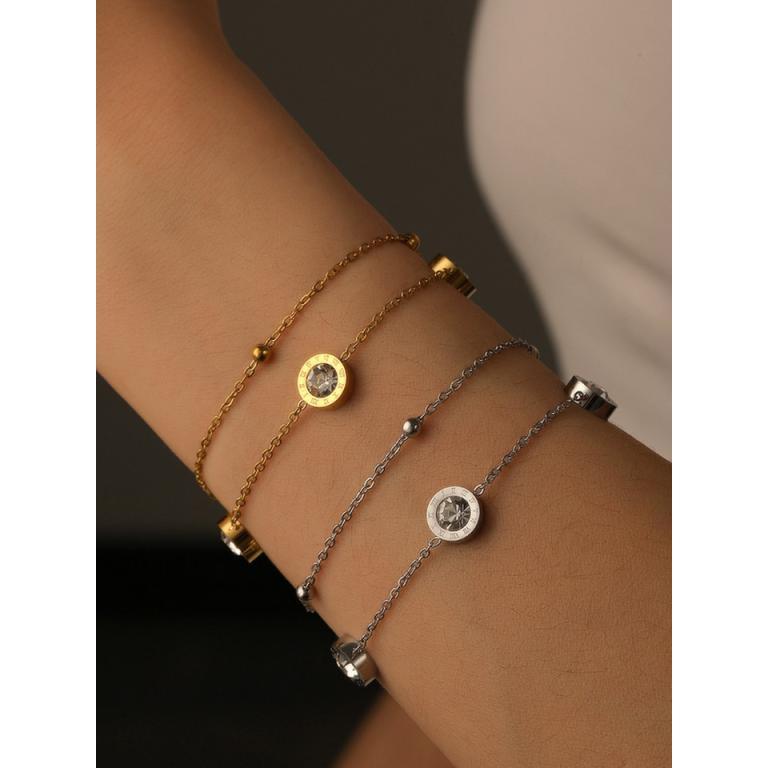 MINIMALIST LAB Stainless Steel Rona Roman Numerals … in Singapore - Image 1