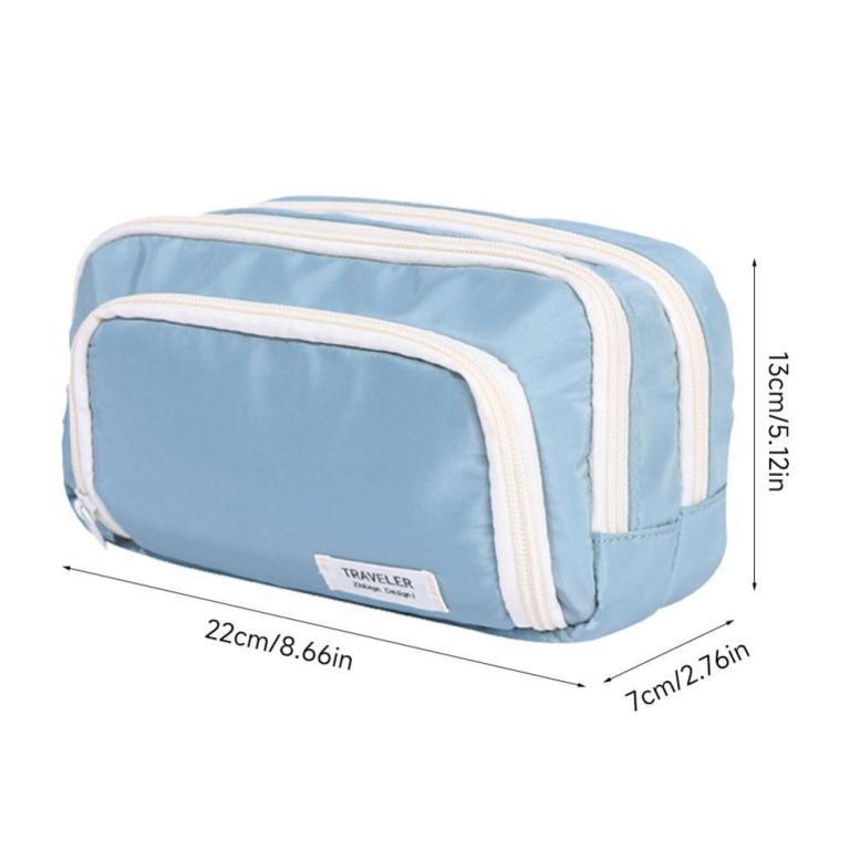 FLYTOP Large Capacity Pencil Case Multi-Layer Solid Color … in North-Eastern Islands - Image 1