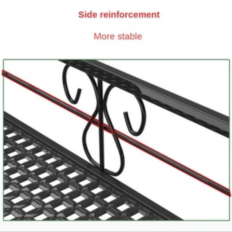 W Flower Rack Plant Pots Hanging Pot Plant Rack Balcony … in Sengkang - Image 1