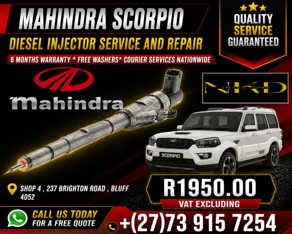 Recondition Mahindra Scorpio Diesel Injectors in South Africa - Image 1