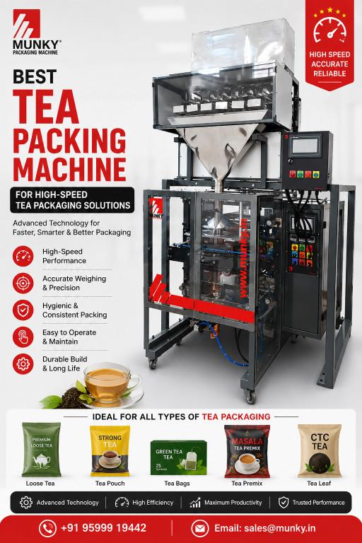 Best Tea Packing Machine for High-Speed Tea Packaging Solutions in India - Image 1