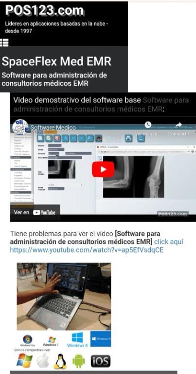 Software Medico SPACEFLEX MED EMR (IA integrada al Software) en Guayaquil - Imagen 2