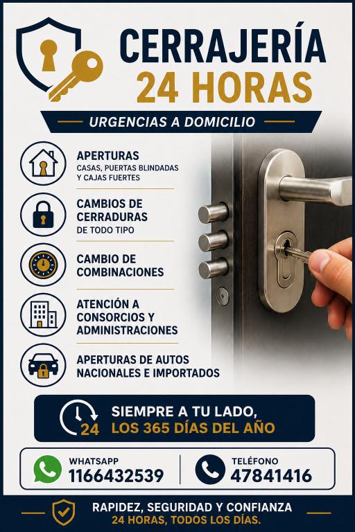 CERRAJERIALOS365DIASDELAÑOESTAMOSPARAYUDARTE24HORASSSSSSSSSSSSSS en Argentina - Imagen 3