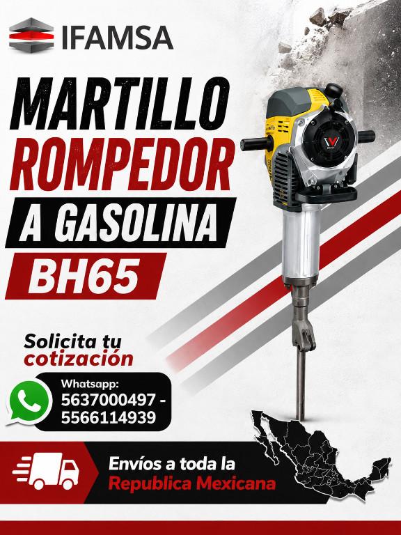 MARTILLO ROMPEDOR A GASOLINA BH65 en Ecatepec - Imagen 1