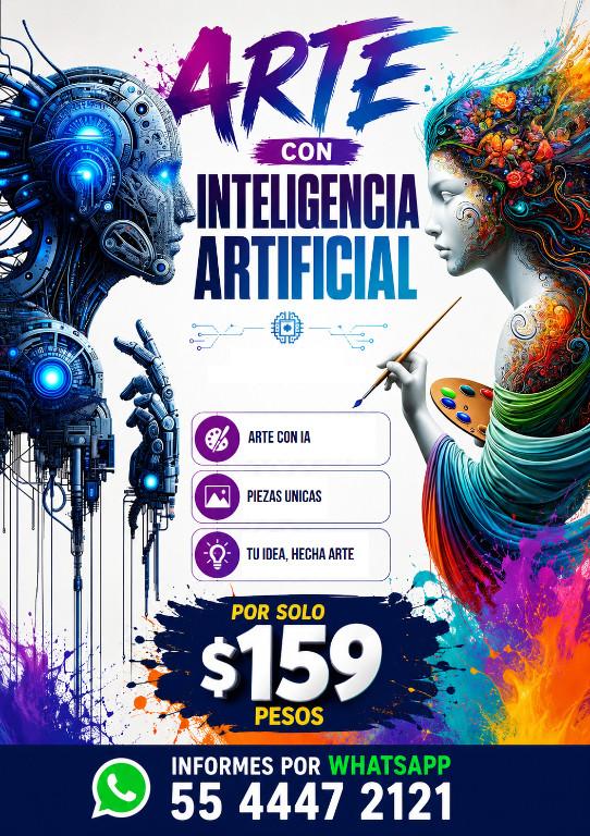 EN MAZATLAN. ARTE CON INTELIGENCIA ARTIFICIAL en la Colonia Polanco - Imagen 1