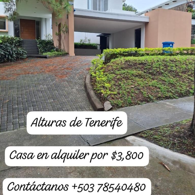 Residencia en alquiler - Alturas de Tenerife, La Libertad, El S en San José Villanueva - Imagen 1