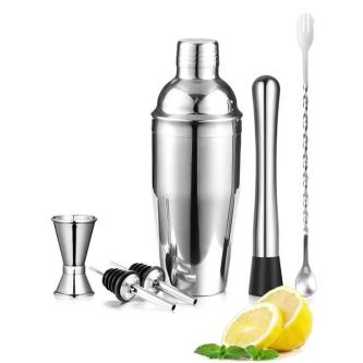 6PCS Stainless Steel Cocktail Shaker Set Professional … in Mackay - Image 1