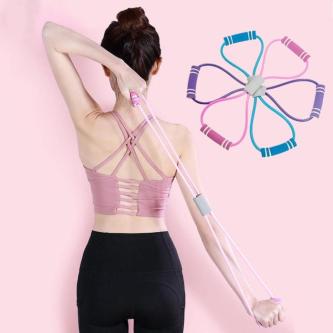 (8 Shape)Pull Rope Elastic Bands Yoga Chest Expander … in Singapore - Image 1