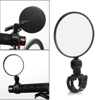 8cm Round Bicycle Rearview Mirror 360°Rotatable Convex … in Canberra - Image 1
