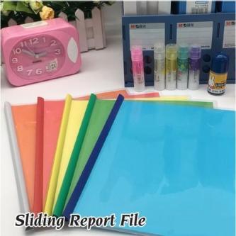 A4 Color Sliding Bar Report File | Report Cover File | 抽杆文件夹 in Singapore - Image 1