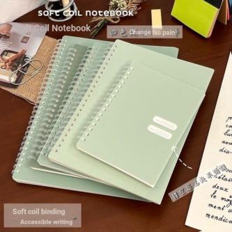 A5B5 Soft Surface Copy Matte Cover Soft Coil Notebook … in Johor Bahru - Image 1