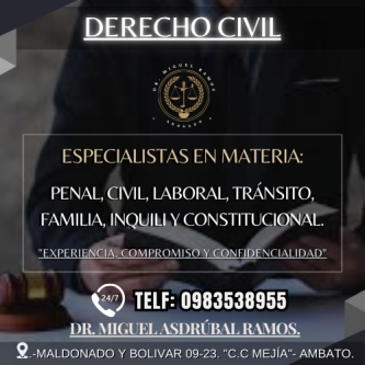 ABOGADO CIVIL-AMBATO en Ambato - Imagen 1