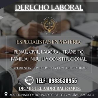 ABOGADO LABORAL AMBATO en Ambato - Imagen 1