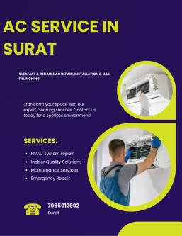 AC Service in Surat – Fast & Reliable AC Repair, Installation & in Surat - Image 1