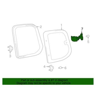 ACAGALA Rear Window Latch Lock Side Quarter Glass Assy … in North-Eastern Islands - Image 1