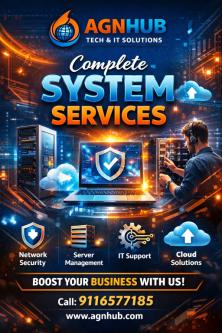 AGNHub Complete System Services | Network Security, Server Manag in Jaipur - Image 1