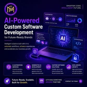 AI-Powered Custom Software Development for Future-Ready Brands in Noida - Image 1