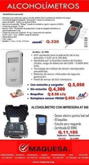 ALCOHOLIMETRO PROFESIONAL en Retalhuleu - Imagen 1