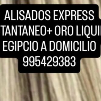 ALISADOS EGIPCIOS+ORO LIQUIDO A DOMICILIO CON VENTILADOR en Los Vilos - Imagen 6