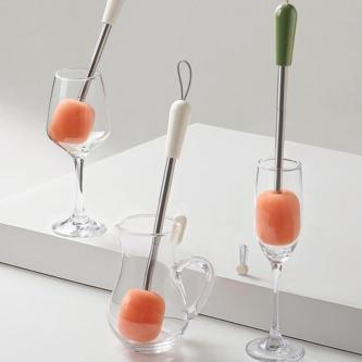 ALISONDZ Extendable Sponge Brush, Foldable Portable Cup … in Singapore - Image 1