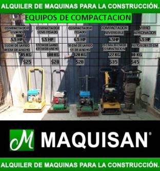 ALQUILER DE COMPACTADORES Y VIBROAPISONADORES en Guayaquil - Imagen 1
