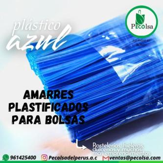 AMARRES PLASTIFICADOS PARA BOLSAS en Lima - Imagen 2
