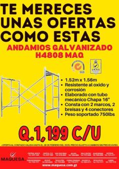 ¡¡¡ANDAMIOS GALVANIZADOS! en Retalhuleu - Imagen 1