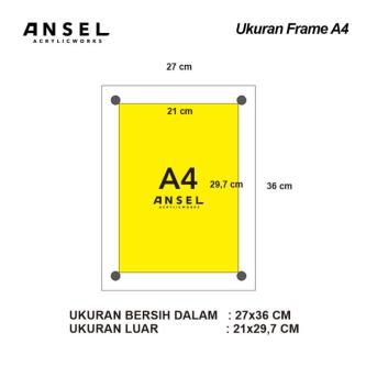 ANSEL Acrylic Photo Frame Table Acrylic Photo Frame Table … in Shah Alam - Image 1