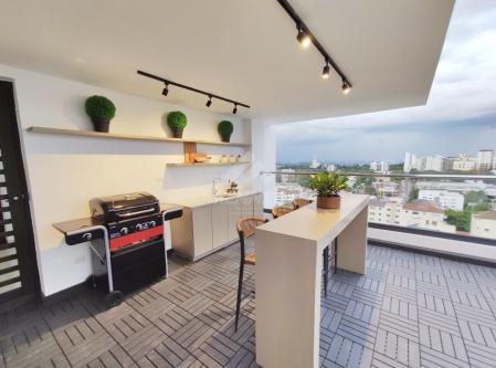 APARTAMENTO ASCENSOR AREA SOCIAL Y GYM LA RINCONADA STGO. en Santiago - Imagen 8