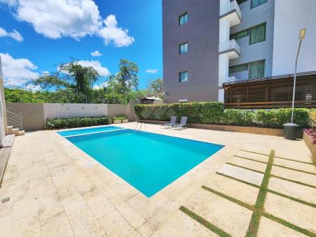 APARTAMENTO ASCENSOR Y AREA SOCIAL CON PISCINA JARDINES DEL ESTE en Santiago - Imagen 2