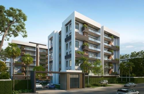 APARTAMENTO CON PATIO Y AREA SOCIAL PROXIMO CERROS GURABO STGO. en Santiago - Imagen 1