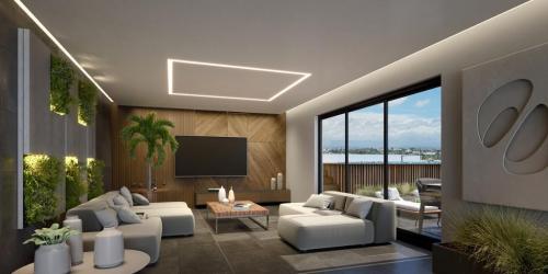 APARTAMENTO CON PATIO Y AREA SOCIAL PROXIMO CERROS GURABO STGO. en Santiago - Imagen 6