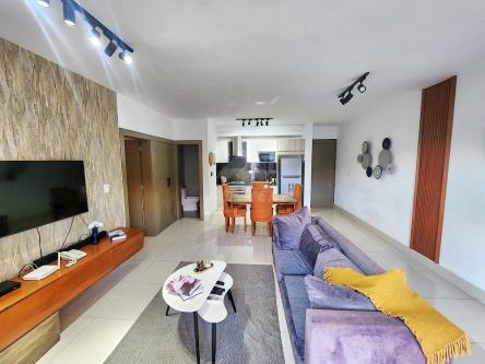 APARTAMENTO ESTUDIO PISCINA Y GIMNASIO REPARTO PANORAMA STGO. en Santiago - Imagen 1