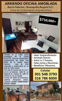 ARRIENDO OFICINA AMOBLADA en Cajicá - Imagen 1