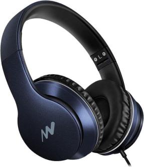 AURICULARES + MICRO DIADEMA HT8760 NETWAY AZUL en Madrid - Imagen 1