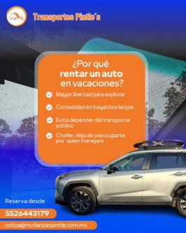 AUTO EN RENTA CON CHOFER EN TECAMAC en Ecatepec - Imagen 1