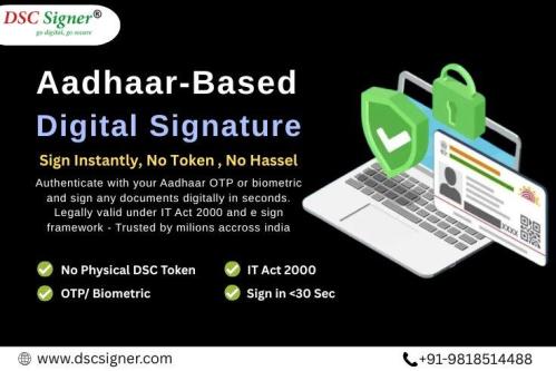 Aadhaar Based Digital Signature Software in Daryaganj - Image 1