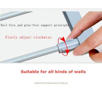 Adjustable Cabinet Shelf Wall Mounted Wardrobe Rack … in Singapore - Image 1