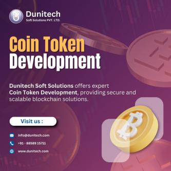 Affordable Crypto Token Development by Dunitech in Lucknow - Image 1