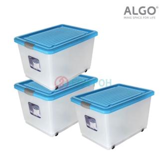 Algo 55L PP Stackable Organization Storage Container with … in Singapore - Image 1