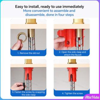 Alta Quick Release and Install Faucet Lock Nuts Anti … in Singapore - Image 1