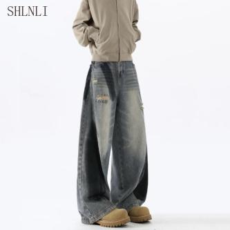 American High Street Ripped Jeans Men Spring Autumn … in Singapore - Image 1