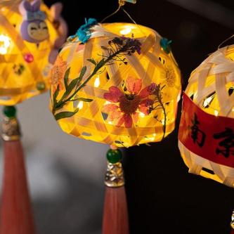 Ancient-Style Bamboo Lantern Handmade Rabbit Lamp Craft Set … in Novena - Image 1